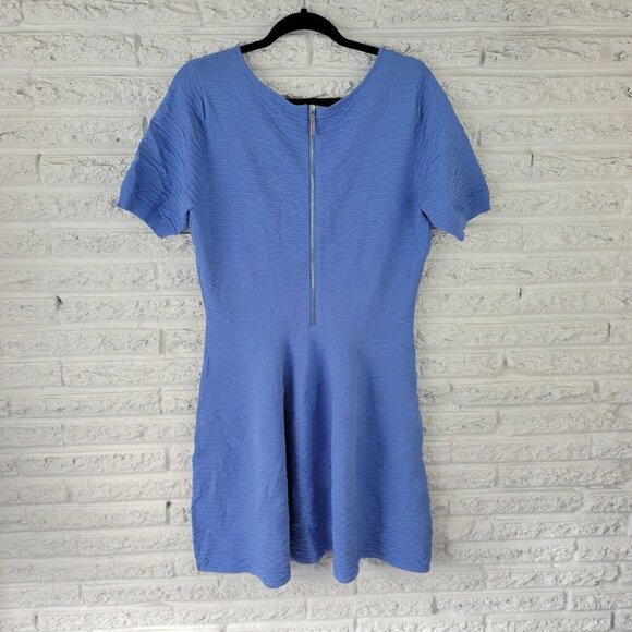 Belle Bagley Mischka Women Dress Extra Large XL Fit Flare Casual Blue BLU10E - Picture 6 of 10